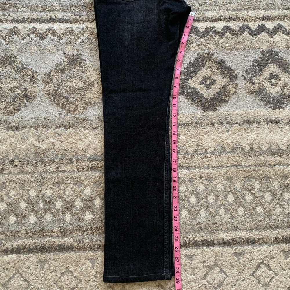 All Saints Black Distressed Cigarette Jeans 32x29 - Picture 7 of 7